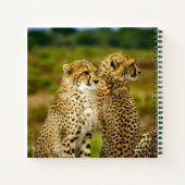 野生生物の生意気な写真 ノートブック (裏面)