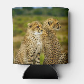 野生生物の生意気な写真 缶クーラー (裏面)