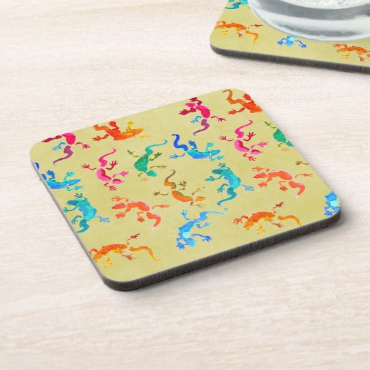 野生生物の虫類爬虫類エコ自然 コースター (左側)