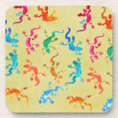 野生生物の虫類爬虫類エコ自然 コースター (正面)