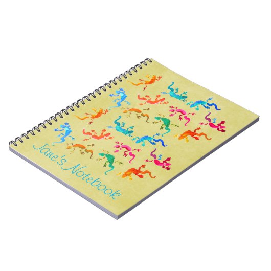 野生生物の虫類爬虫類エコ自然 ノートブック (左側)