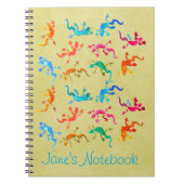 野生生物の虫類爬虫類エコ自然 ノートブック (正面)