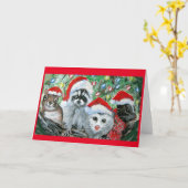 野生生物をテーマにしたカ空白のード カード (黄色い花)