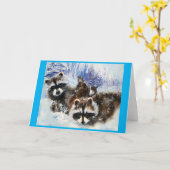 野生生物をテーマにしたカ空白のード カード (黄色い花)