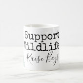 野生生物を支え少年を育てる コーヒーマグカップ (中央)