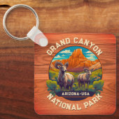 野生生物アットグランドキャニオン国立公園アリゾナ キーホルダー (正面)