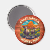 野生生物アットグランドキャニオン国立公園アリゾナ マグネット (正面/裏面)