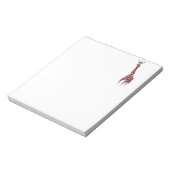 野生生物アートキリン ノートパッド (回転)