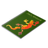 野生生物エコゲッコトカゲ爬虫類 ノートブック (左側)