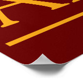 野生生物カラフルライオンポップ・アートのアートアフリカ旅行 ポスター (角)