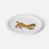 野生生物クール- Iberian LYNX -自然-パーティー ペーパープレート (アングル)