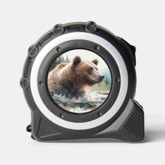 野生生物グリズリーベア動物野生生物自然アート メジャー (正面)