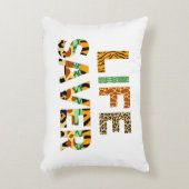 野生生物セーバー アクセントクッション (正面(垂直))