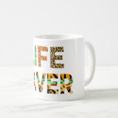 野生生物セーバー コーヒーマグカップ (正面右)