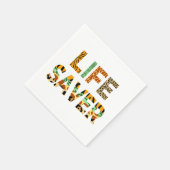 野生生物セーバー スタンダードカクテルナプキン (角)