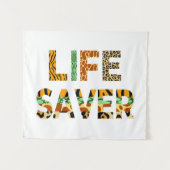 野生生物セーバー タペストリー (正面(横))