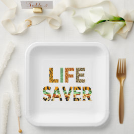 野生生物セーバー ペーパープレート