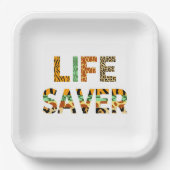 野生生物セーバー ペーパープレート (正面)