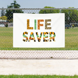 野生生物セーバー 横断幕