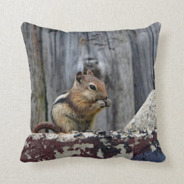野生生物チプムンク動物写真 クッション