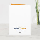 野生生物ヒッポパズルグリーティングカード カード (裏面)