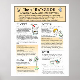 野生生物フレンドリー蚊ソリューションポスター ポスター