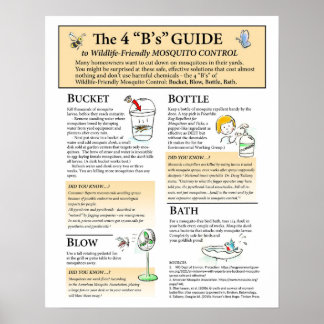 野生生物フレンドリー蚊ソリューションポスター ポスター