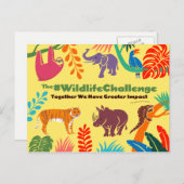 野生生物保存特別絵葉書 ポストカード (正面/裏面)