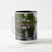 野生生物保護を通じたミシシコイ川 ツートーンマグカップ (正面左)