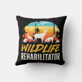 野生生物保護活動家 クッション (裏面)