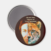 野生生物保護芸術マグネット マグネット (正面/裏面)