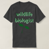 野生生物学者 Tシャツ (デザイン正面)