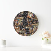 野生生物狩りデコールダック&ディアハンターラージC ラージ壁時計 (ホーム)