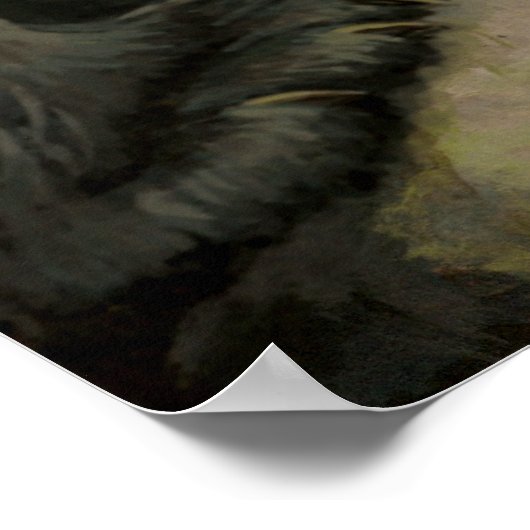 野生生物絵画のカナダ自然の絵画ポスター ポスター (角)