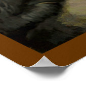 野生生物絵画のカナダ自然プリントサケ ポスター (角)