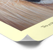 野生生物絵画の大きな猫が鳴るライオン ポスター (角)