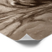 野生生物絵画の詩の芸術とクーガーの子猫 ポスター (角)