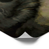 野生生物魚釣りポスター自然魚釣りベアプリント ポスター (角)