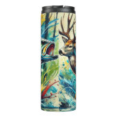 野生生物鮮やか、抽象芸術水界 タンブラー (裏面)