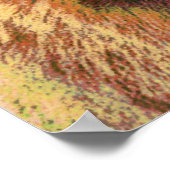 野生生物15 ぼやけ ポスター (角)