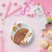 野生生物 – かわいいハリネズミ紙プレート感謝祭 ペーパーボウル (パーティー)