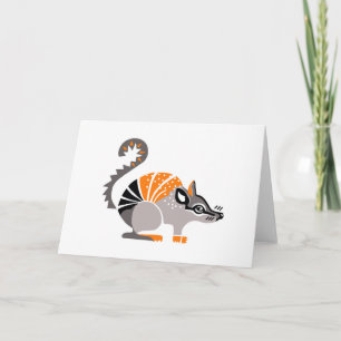 野生生物 – かわいいNUMBAT – 自然保護 – 有袋動物 カード