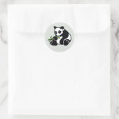 野生生物 – かわいいPANDAクマ – 保護 – 中国 ラウンドシール (バッグ)