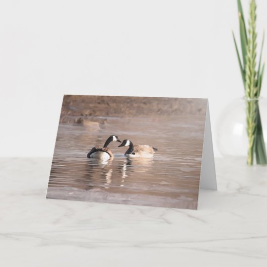 野生生物&アウトドア「愛」カード カード (正面)