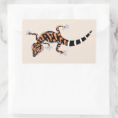 野生生物 – グラフィックGECKO – 保護 – 長方形シール (バッグ)