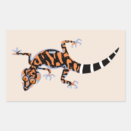 野生生物 – グラフィックGECKO – 保護 – 長方形シール (正面)