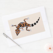 野生生物 – グラフィックGECKO – 保護 – 長方形シール (封筒)