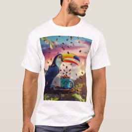 野生生物 レインフォレスト オオハシ Tシャツ