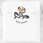 野生生物 – 可愛い救LORISES-自然 – ステッカー (バッグ)