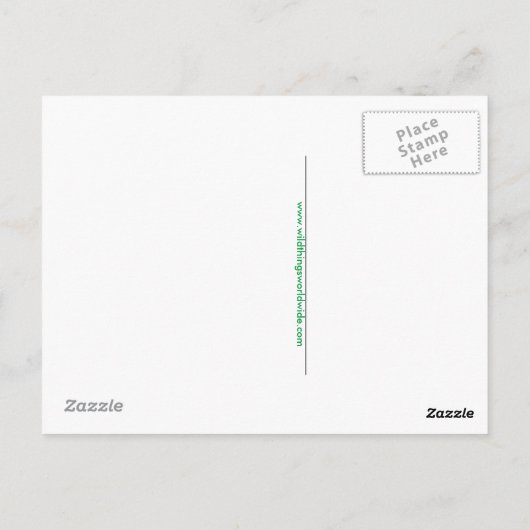 野生生物 – 惑星EARTH – 保全 – エコロジー ポストカード (裏面)